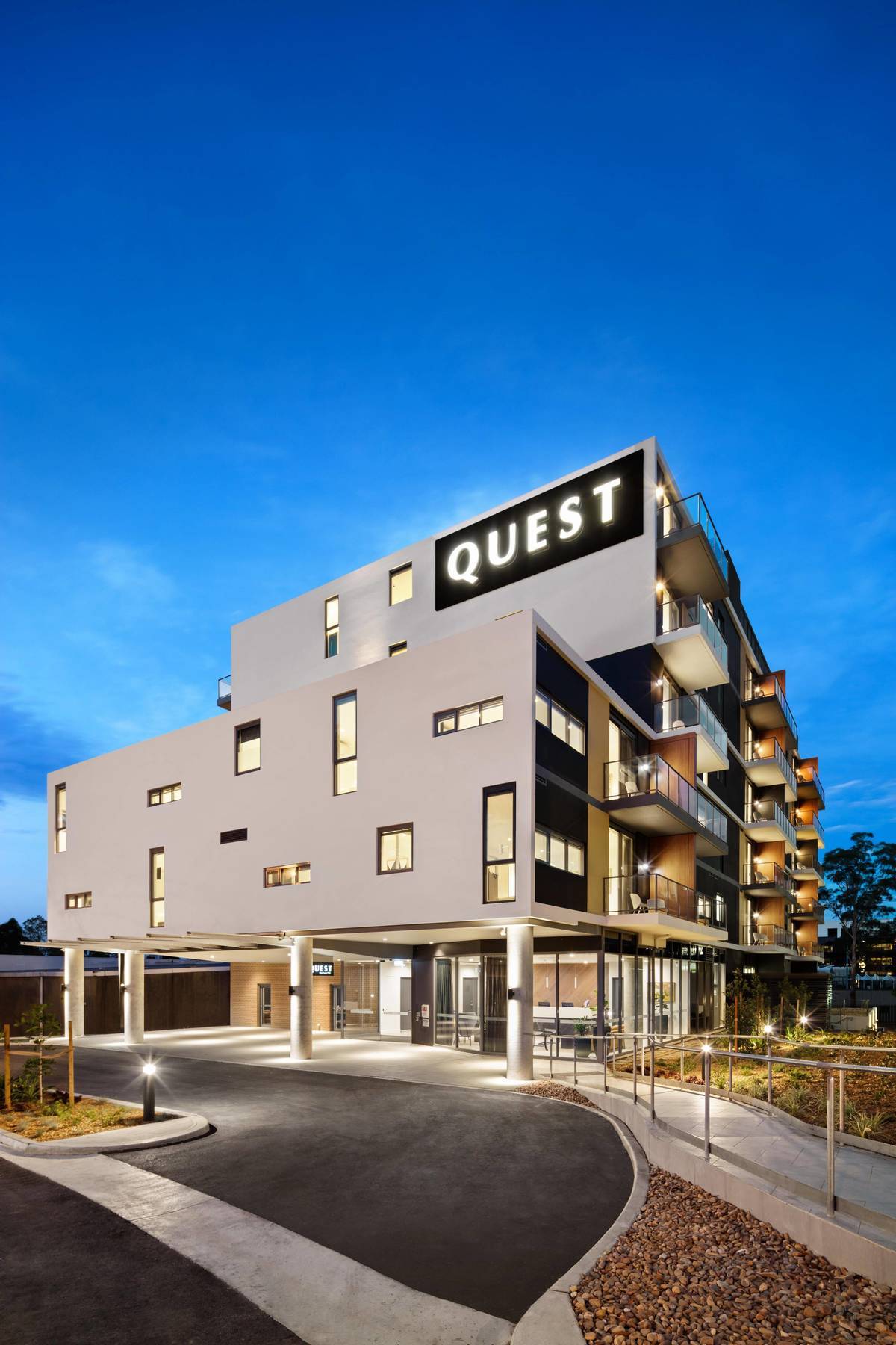 Апарт отель Quest Macquarie Park Сидней Экстерьер фото
